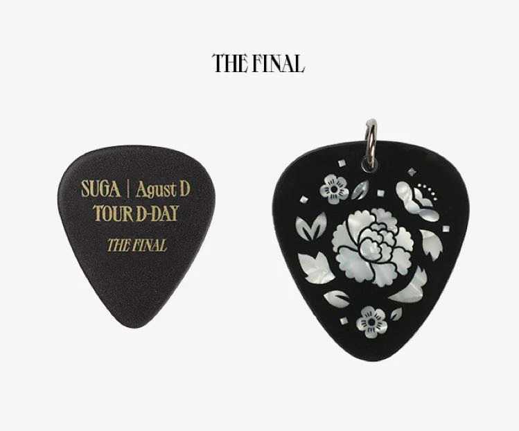 SUGA D-day Tour Merch - Guitar Pick Set (The Final)